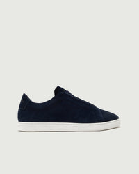 Men's / Navy Suede